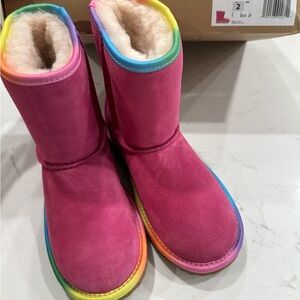 Ugg boots size 2 youth pink